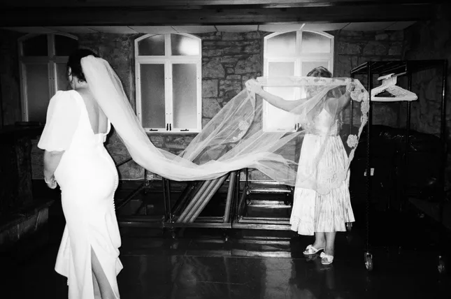 Carli & Ben Wedding on film