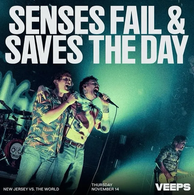 Senses Fail & Saves The Day Live From The Wellmont Theater