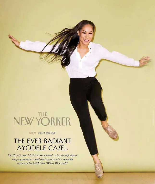 Makeup for Ayodele Casel for the New Yorker