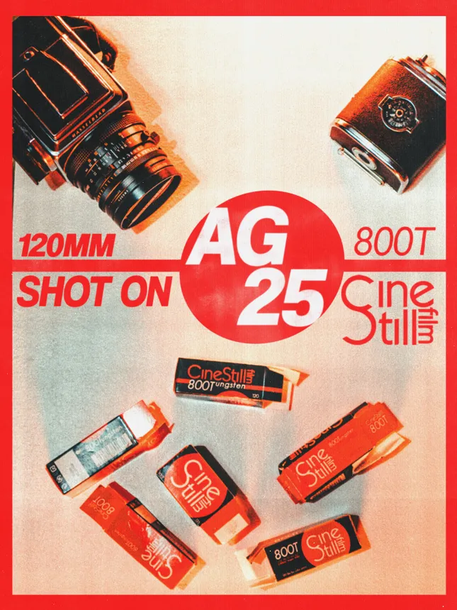 AG25 on 120 CINESETILL 800T