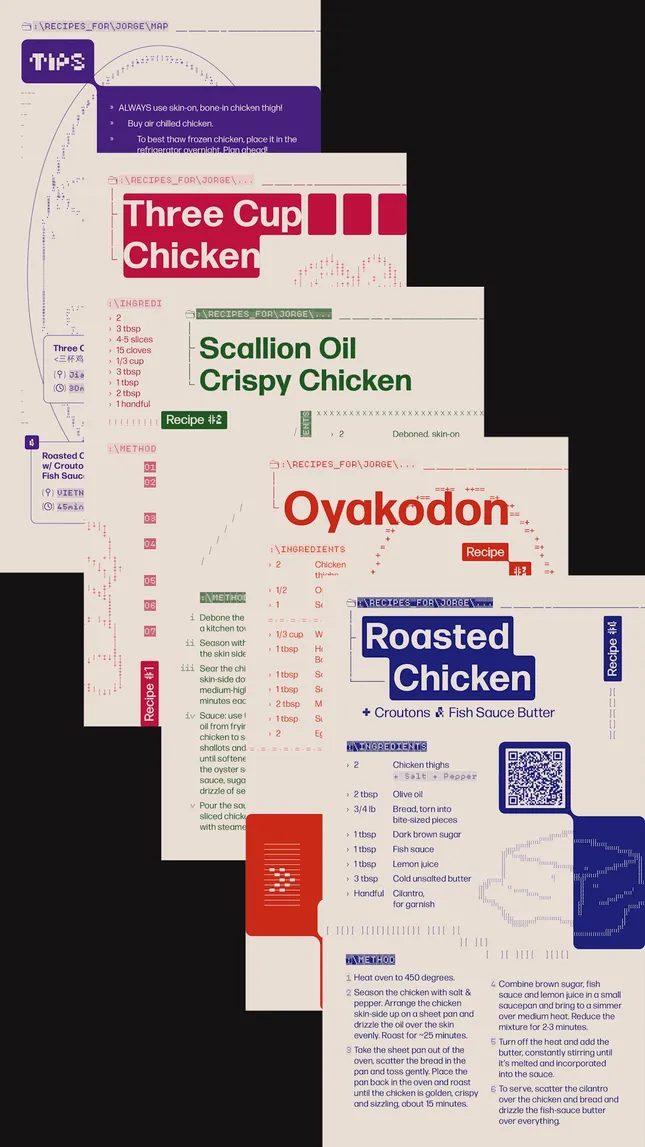 Recipe zine 2.0