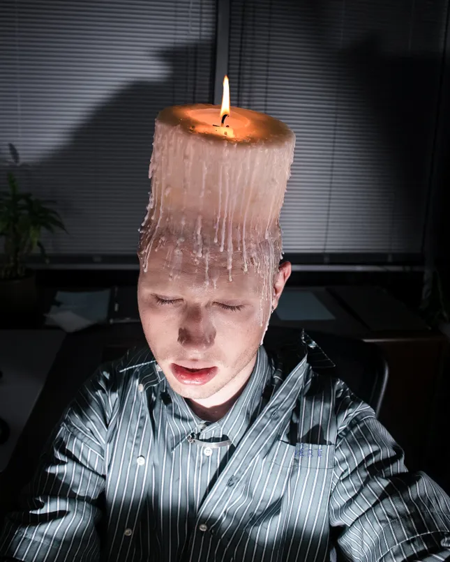 LE PERE, “BURNING THE CANDLE AT BOTH ENDS”