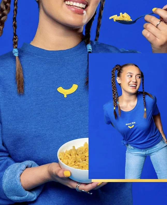 Kraft Mac and Cheese Merch Photoshoot