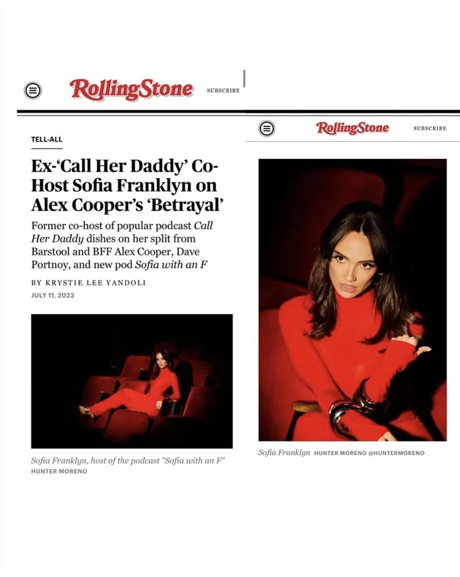 ROLLING STONE x SOFIA FRANKLYN