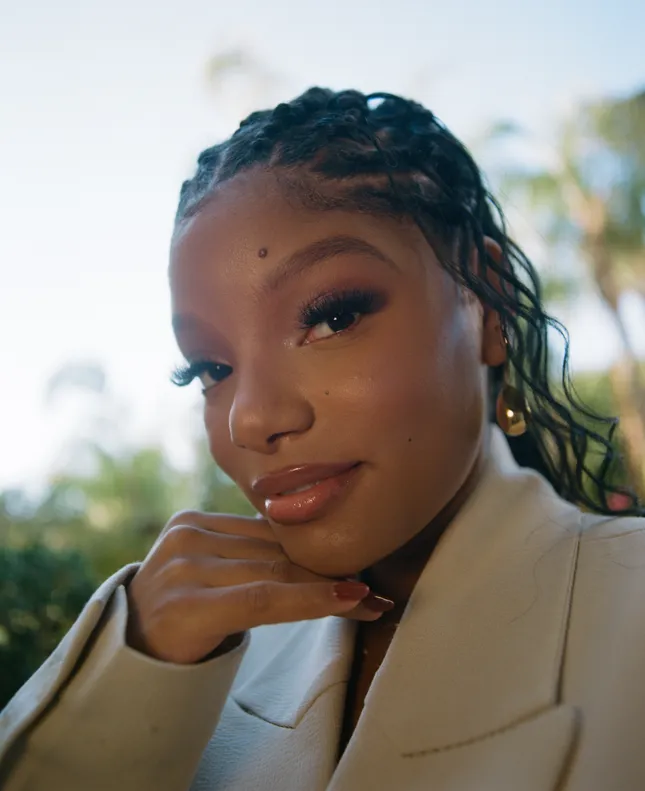 Halle Bailey for Meta/ Instagram ; The Color Purple feature.
