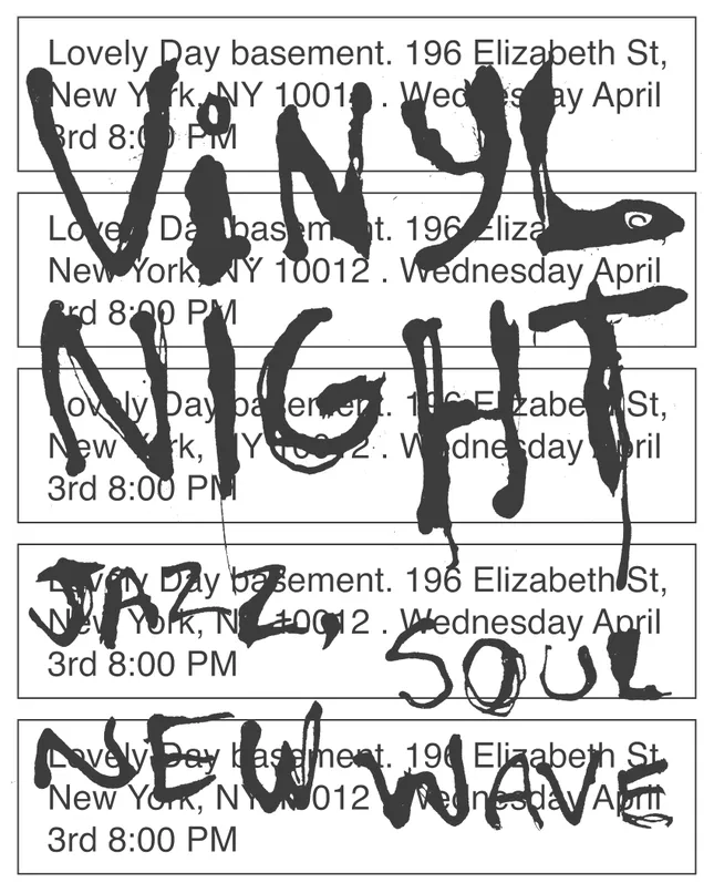Vinyl Night Poster