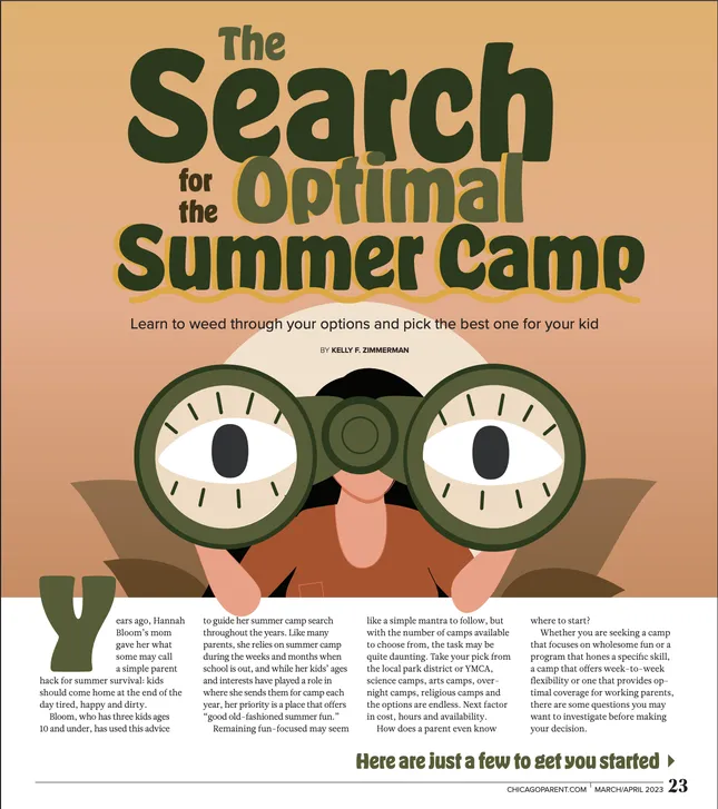 Feature Story for Chicago and Metro Parent