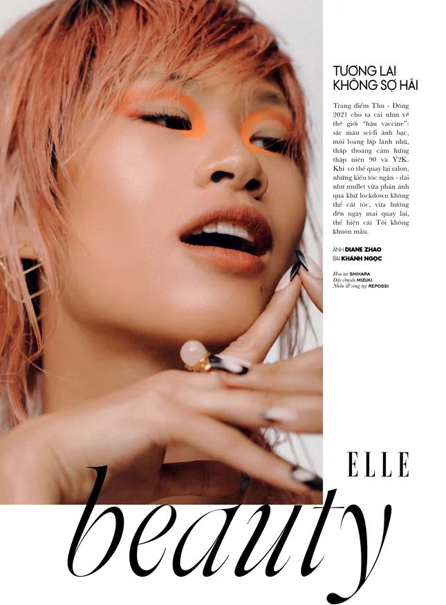 Elle Vietnam beauty cover with Justine Mae Biticon