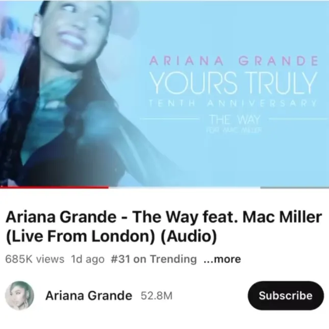 ‘Yours Truly 10th Anniversary’ - Ariana Grande