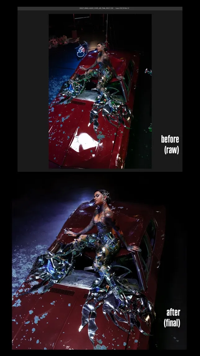 Retouching / photo editing work
