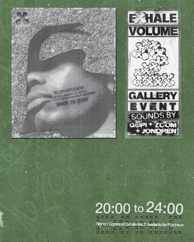Exhale Vol. 2 Gallery Event Flyer