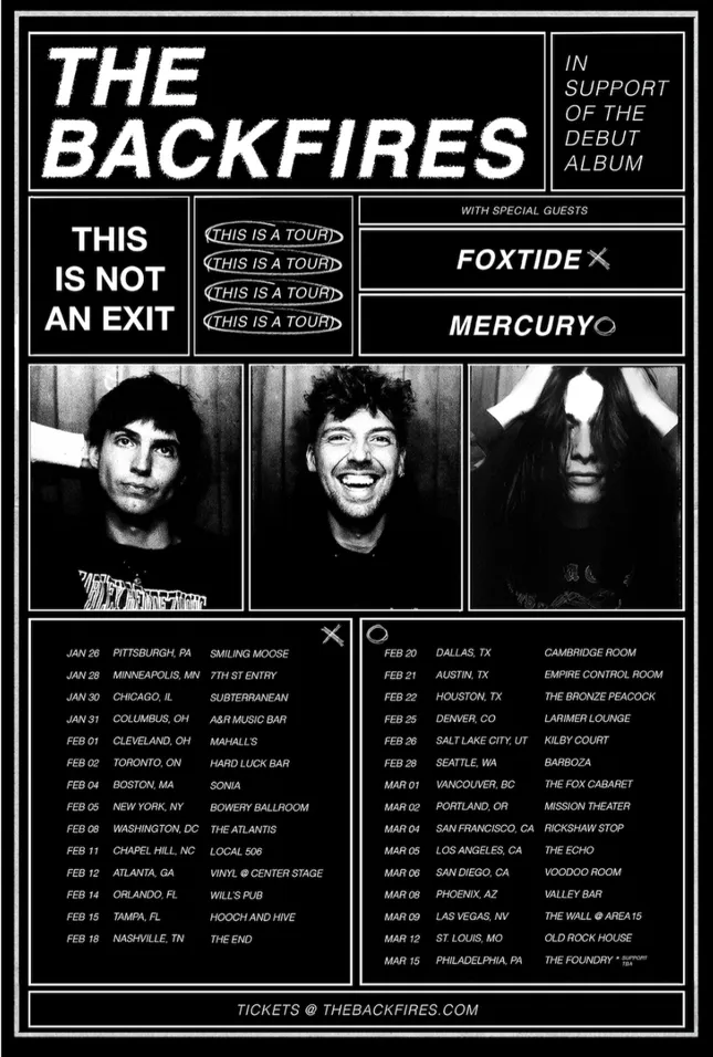 The Backfires : "This Is Not An Exit" Album Campaign