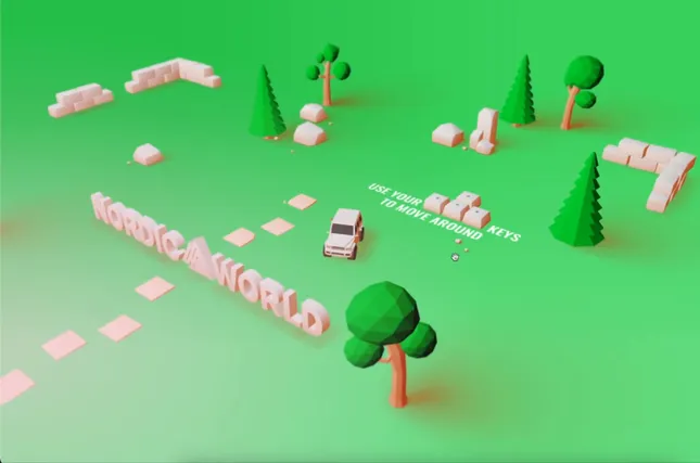 3D WEB DEV - NORDICWORLD.IO