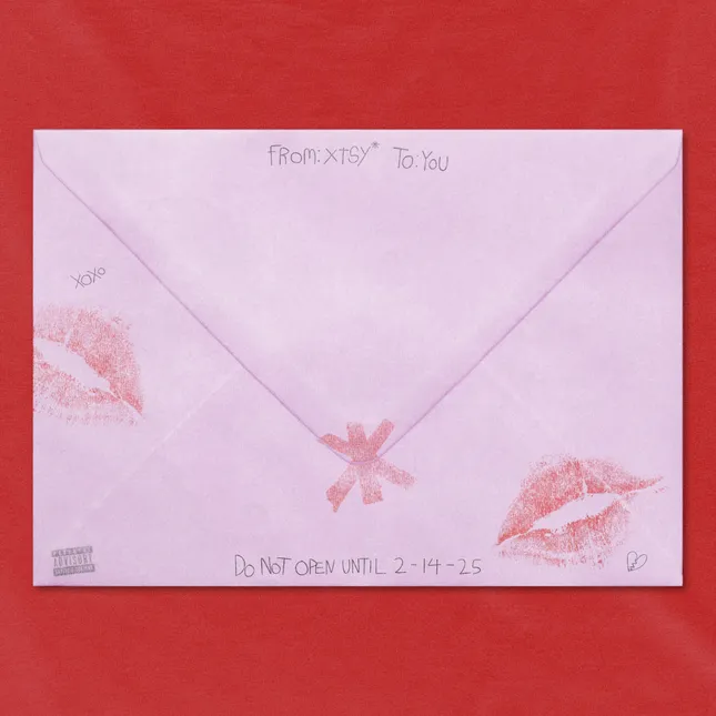 xtsy* “Pink Love Letters” Cover Art + Tracklist Design