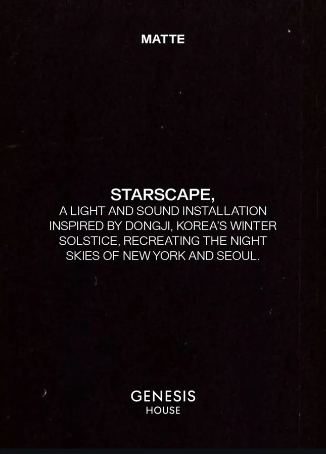 Genesis House - STARSCAPE with Ethan Tobman
