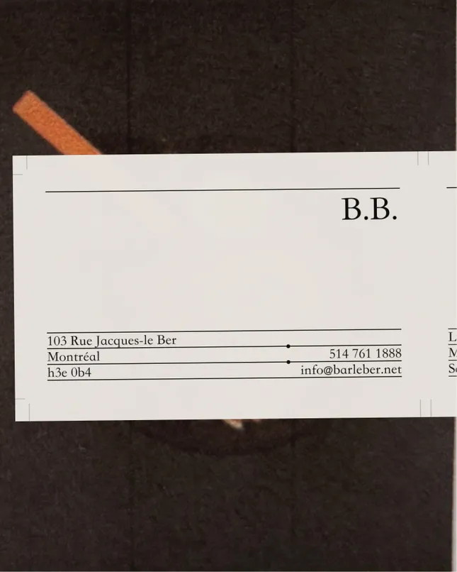 Bar le Ber Brand System