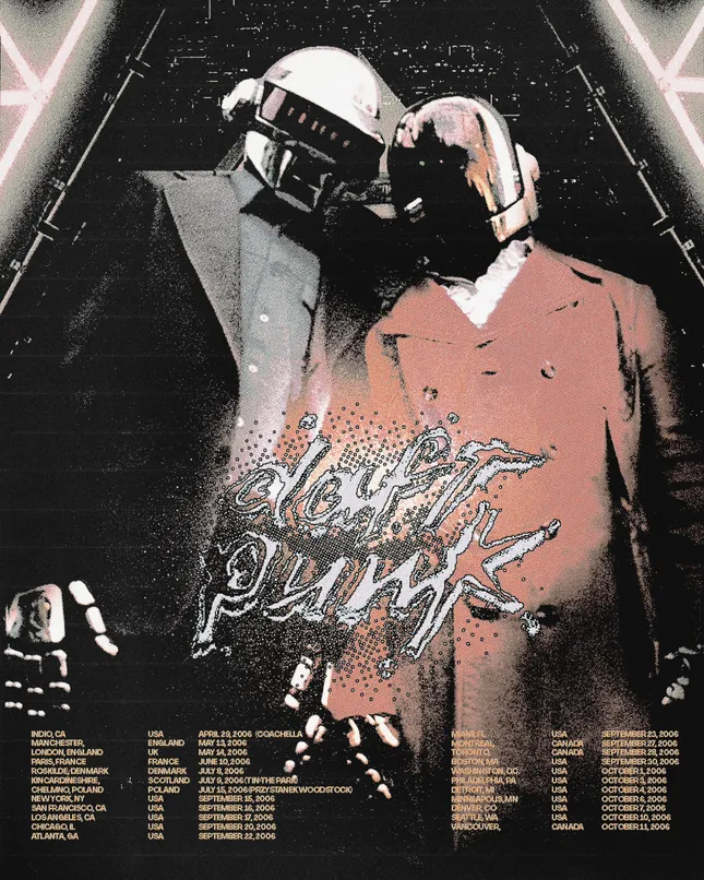 Daft Punk Tour Poster