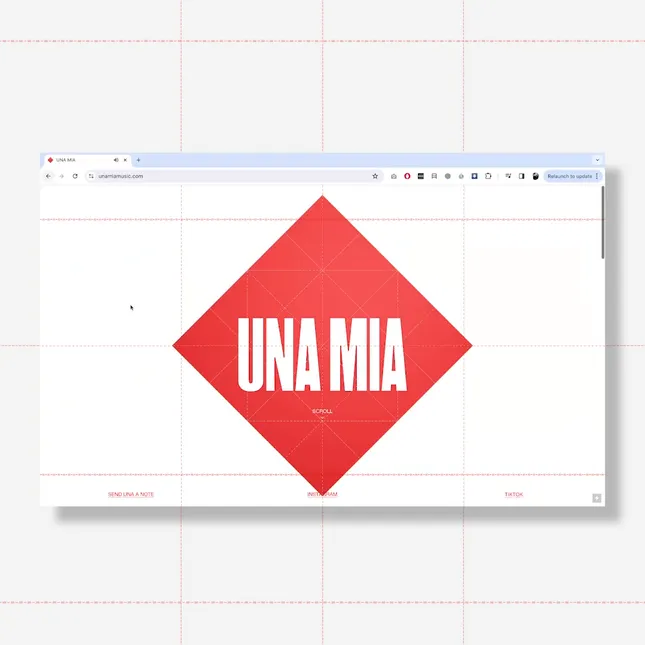 UNA MIA Interactive Website