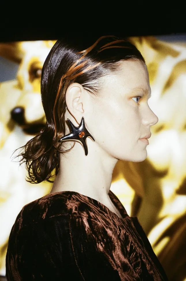 Backstage at Collina Strada RTW A/W 24