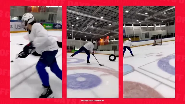 How Olympian Hilary Knight Becomes A MONSTER On The Ice! 🏒.mp4