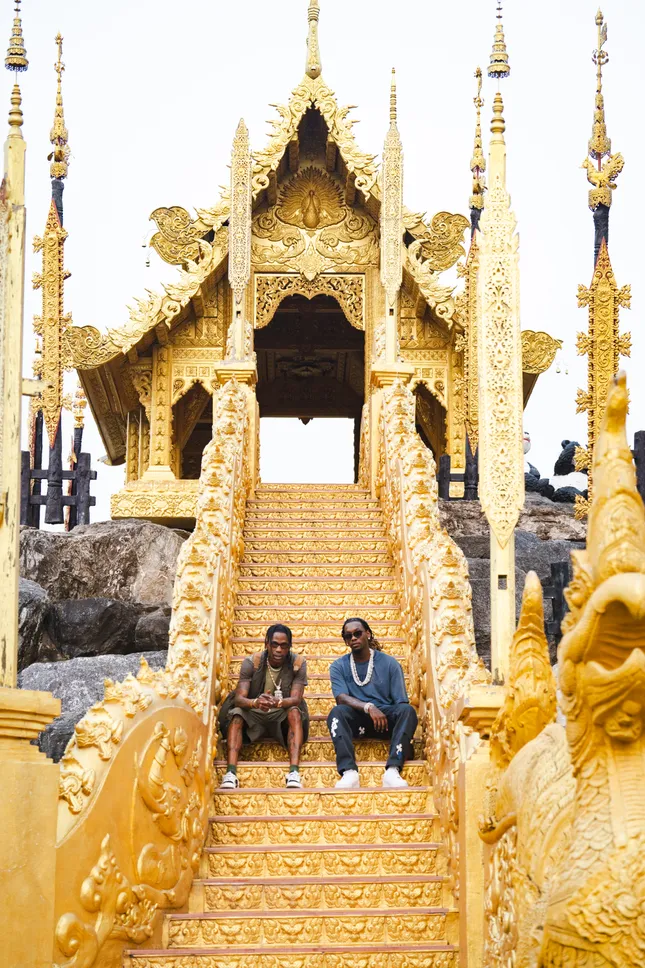 “Say My Grace” Offset feat. Travis Scott- BTS PHOTO
