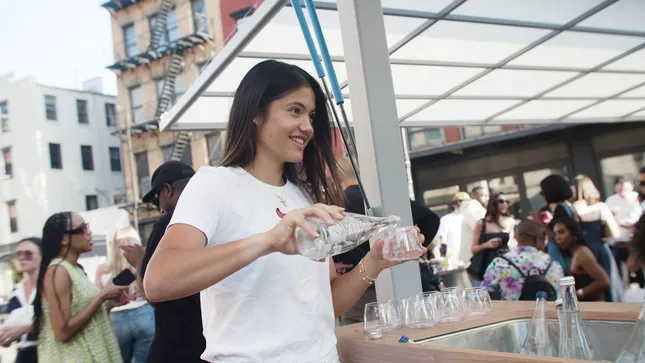 Evian x US open