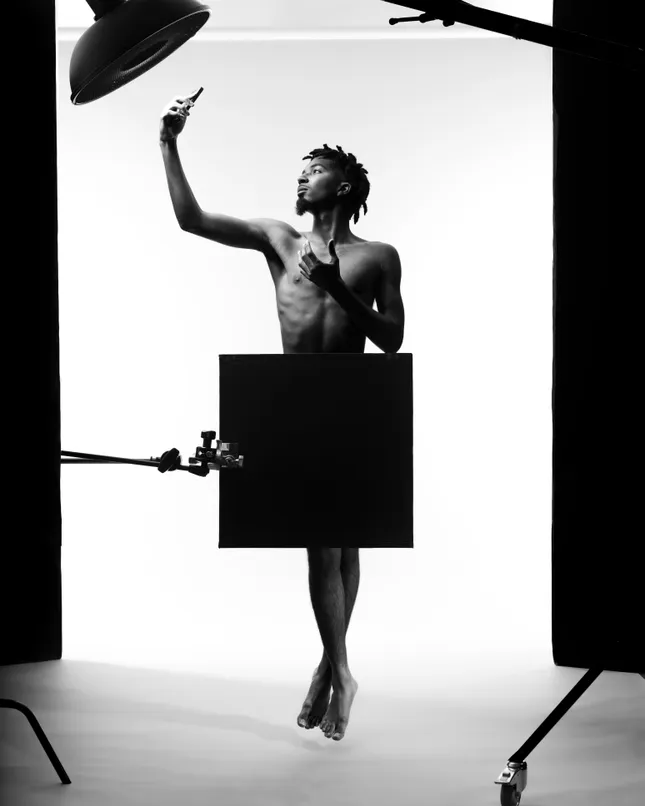 Noble in studio, 2025.