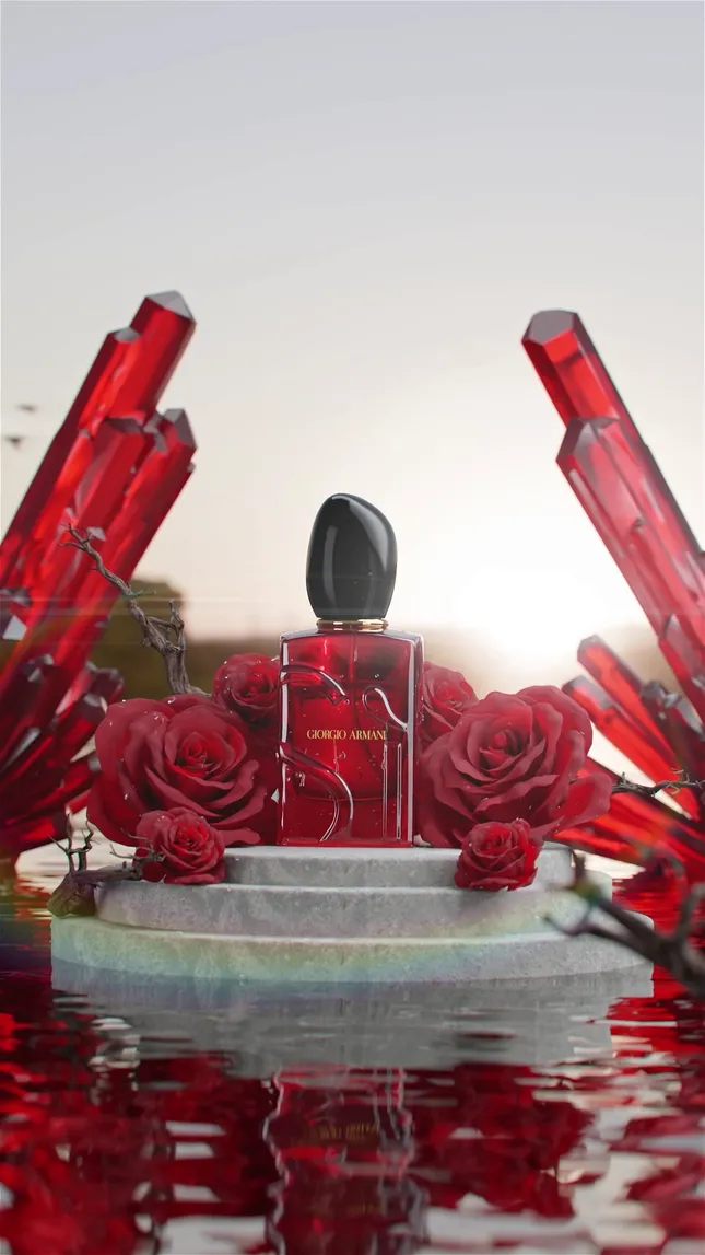 Armani Perfume Product video CGI Before/After