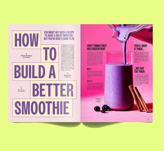 bon appetit - how to build a better smoothie