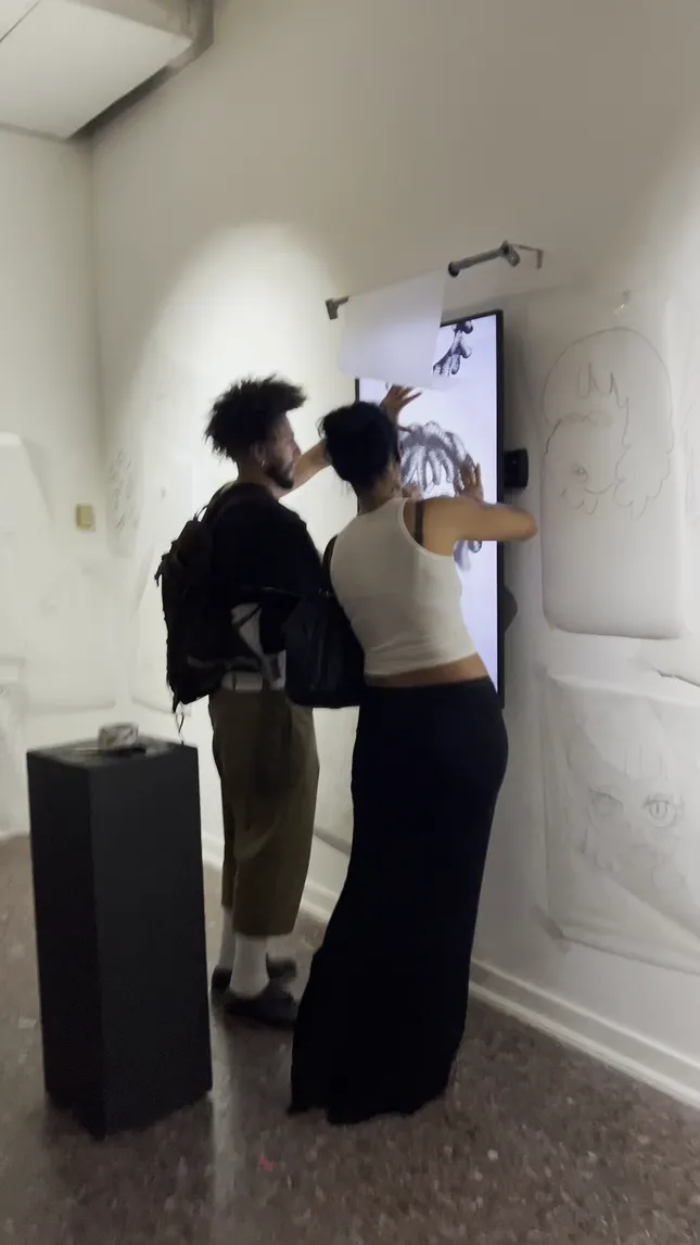 “Lines that formed the Path” art installation