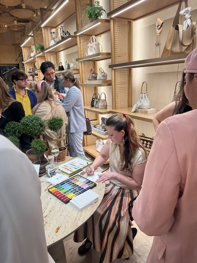 Live Portraits - Tory Burch x MoMA