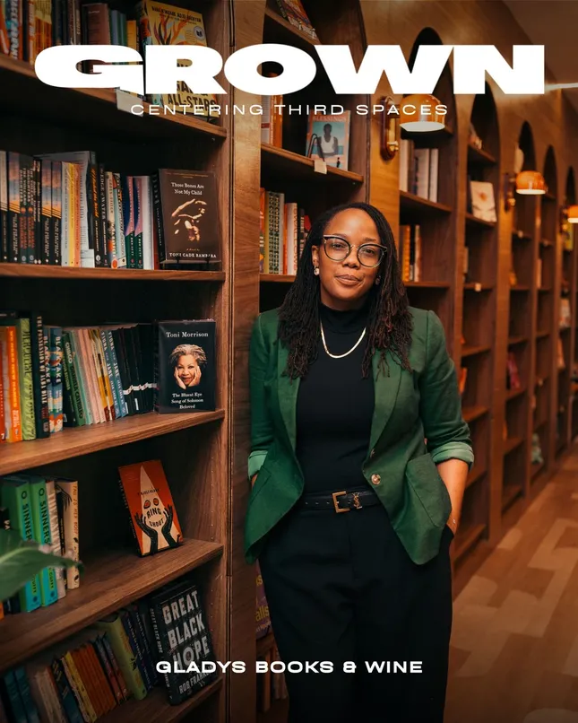 Gladys Books & Wine x Grown Magazine Cover Story