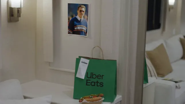 Uber eats Super Bowl commercial 2025