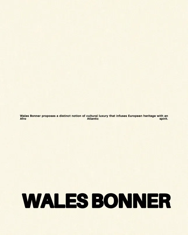Wales Bonner visualiser
