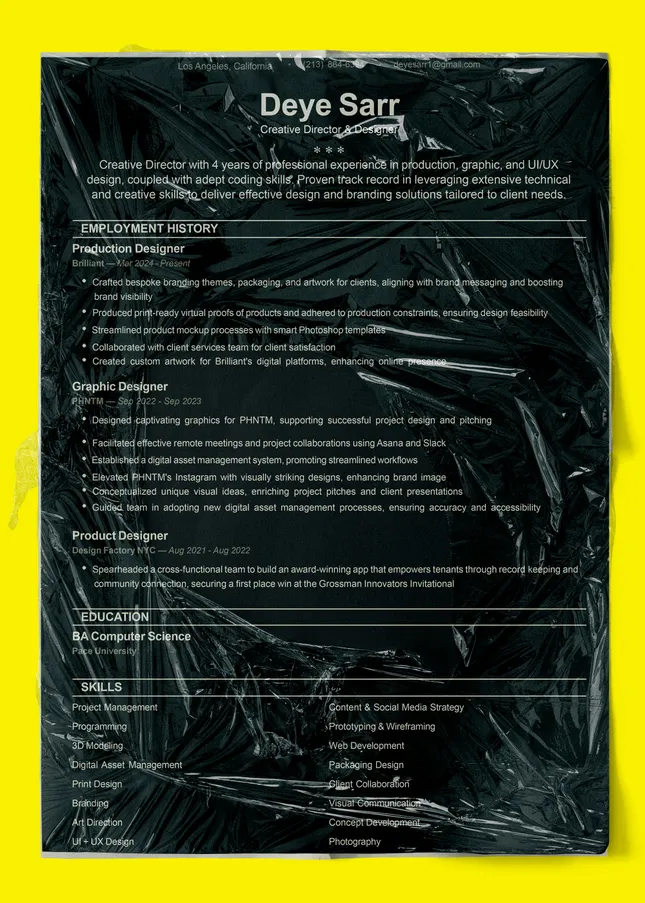 My Resume