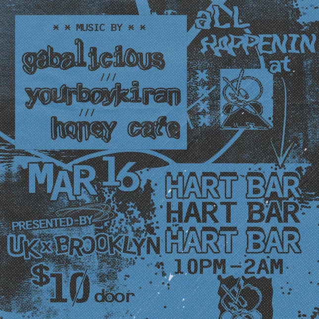 UK x Brooklyn Rave Poster