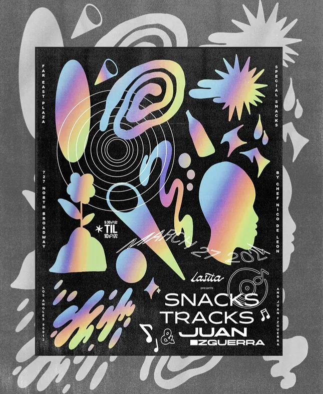 Flyer Design for Snacks & Trax