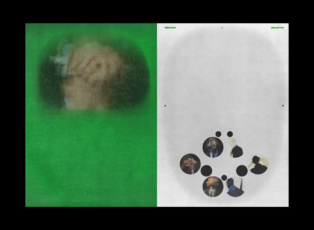 Dajak - Exhibition - Diptych Artwork (Green) #3