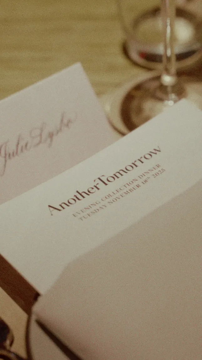 Another Tomorrow Dinner Recap