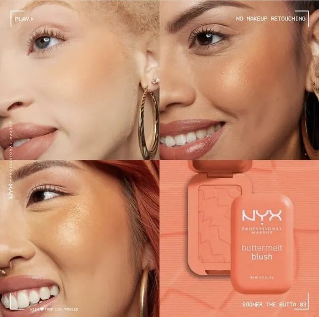 NYX BUTTERMELT BLUSH