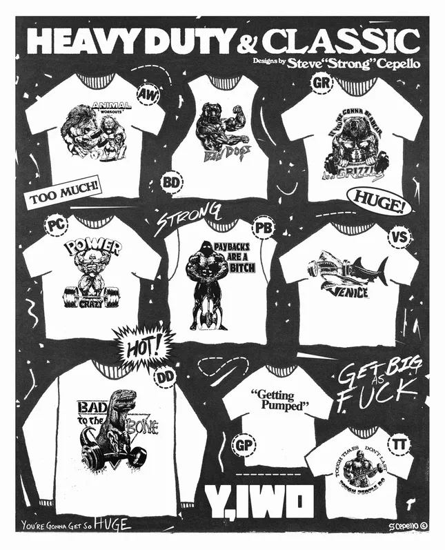 Y,IWO zine #7 Steve Stong Cepello Poster Design