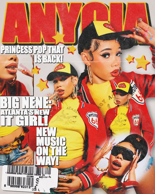 Magazine Cover design for Anycia