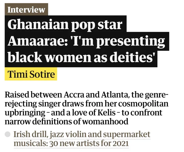The Guardian x Amaarae