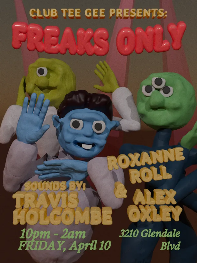 Static 3D Flyer - FREAKS ONLY Party