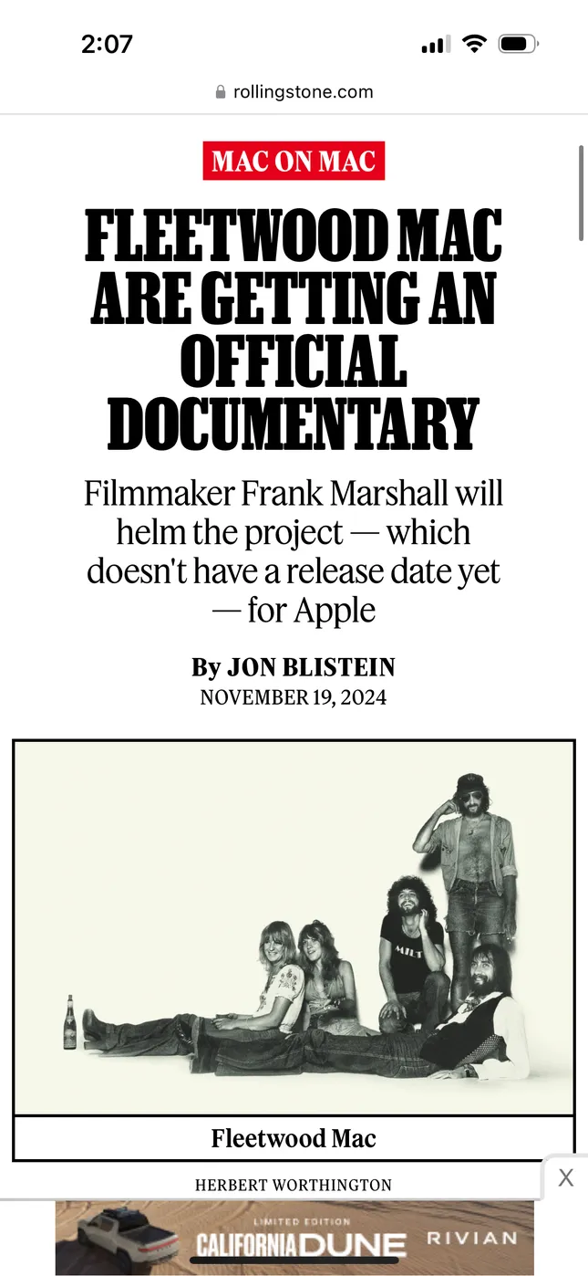 Untitled Fleetwood Mac Documentary