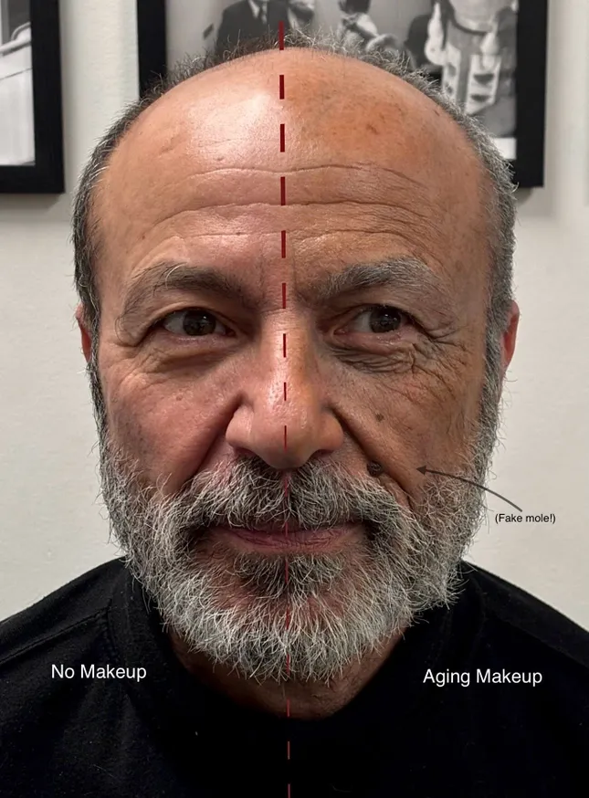 SFX Old Age Makeup Before and After