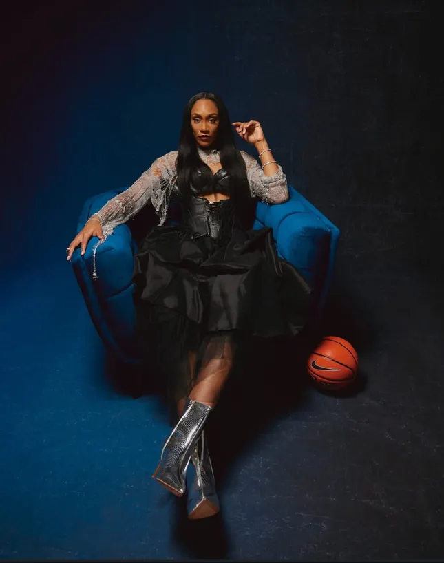 A’ja Wilson for ESPN shoot.