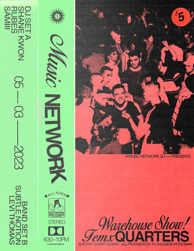 “A Music Network” Event Flyer