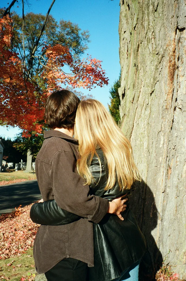 Queer engagement photos