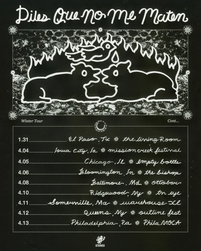 Diles Que No Me Maten, Tour Poster